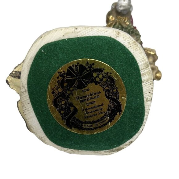 The International Santa Claus Collection 1993 Samichlaus Switzerland Statue - Picture 6 of 13